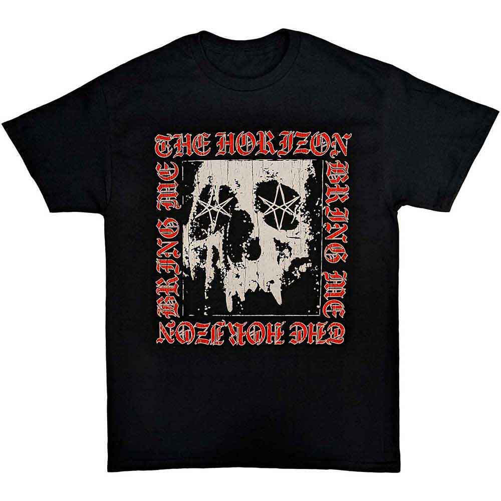 Bring Me The Horizon Metal Logo Skull Music Fan Graphic T-Shirt